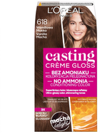 Farba do włosów L'Oreal Paris Casting Creme Gloss 618 Waniliowa Mokka 239 g (3600523979806) - obraz 1