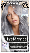 Trwała farba do włosów L'Oreal Paris Preference Vivid Colors 10.112 Silver Grey 273 g (3600524015664) - obraz 1