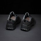 Кросівки літні чоловічі полегшені з натуральної шкіри посилена п'ята і носок зносостійка TR підошва Підкладка 3D сітка для активного способу життя Чорний 38 р. - зображення 3