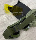 Защитные очки со съемными линзами для активного отдыха и туризма со специальным покрытием не потеющие с антитуманной защитой с креплением (Kali) - изображение 3