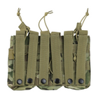 Тройной подсумок для магазинов DUO Kombat Tactical M16/M4/AK Мультикам (Kali) - изображение 2