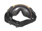 Захисні окуляри (маска) з вентилятором – DARK EARTH [FMA] - зображення 5