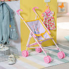 Wózek spacerowy dla lalki Baby Born S2, złożony (828670-116720) - obraz 2