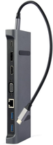 Hub USB Cablexpert USB-C 9 w 1 (A-CM-COMBO9-02) - obraz 5