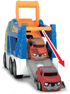 Transporter ABC Dickie Toys "Scania.Tim" z miękkim autem, z efektami dźwiękowymi i świetlnymi 42 cm (204117000) - obraz 8