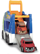 Transporter ABC Dickie Toys "Scania.Tim" z miękkim autem, z efektami dźwiękowymi i świetlnymi 42 cm (204117000) - obraz 9
