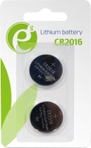 Літійові батарейки EnerGenie CR2016 2 шт (EG-BA-CR2016-01) - зображення 1