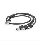 Кабель Cablexpert USB - Apple Lightning/MicroUSB/USB Type-C 1 м Black (CC-USB2-AM31-1M) - зображення 4