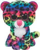 М'яка іграшка TY Beanie Boo's Різнобарвний леопард Dotty 15 см (8421371891) - зображення 1
