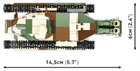 Конструктор Cobi Перша Світова Війна Танк Рено FT-17 Перемога 304 деталі (5902251029920) - зображення 5