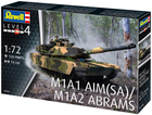 Збірна модель-копія Revell Танк Абрамс M1A1 AIM(SA)/M1A2 рівень 4 масштаб 1:72 (4009803033464) - зображення 8