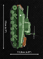 Klocki konstrukcyjne Cobi Company of Heroes 3 Czołg M4 Sherman 615 elementów (5902251030445) - obraz 8