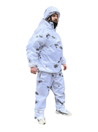 Маскувальний Білий костюм Клякса. 3 в 1. Куртка, штани, кавер Pancer Protection 58 - зображення 4