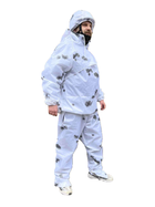 Маскувальний Білий костюм Клякса. 3 в 1. Куртка, штани, кавер Pancer Protection 60 - зображення 4