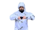Маскувальний Білий костюм Клякса. 3 в 1. Куртка, штани, кавер Pancer Protection 58 - зображення 9
