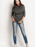 Sweter damski ciepły Awama A121 S/M Grafitowy (5902360510890) - obraz 4