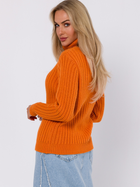 Sweter z golfem damski ciepły Made Of Emotion M771 L/XL Pomarańczowy (5905563711880) - obraz 2