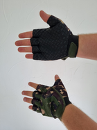 Тактические перчатки без пальцев Mechanix Mpact Мультикам XL - изображение 4