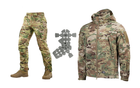 M-tac комплект куртка Shoft Shell тактична штани із вставними наколінниками мультикам 3XL - зображення 1
