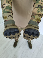 Тактические перчатки без пальцев, Олива , размер XXL - изображение 3