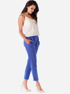 Spodnie regular fit damskie Awama A186 XL Niebieskie (5902360518476) - obraz 3