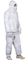 Костюм маскувальний зимовий multicam alpine маскхалат тактичний білий армійський зимовий маскувальний костюм - зображення 5