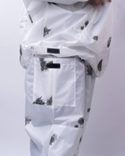 Зимовий маскхалат білий клякса костюм зимовий маскувальний клякса, маскхалат армійський тактичний ЗСУ зима 46 - зображення 6
