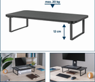 Stolik pod laptop/monitor Gembird MS-TABLE-03 Black (MS-TABLE-03) - obraz 14