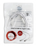 Кабель Cablexpert USB 3.0 - USB Type-C 1.8 м (CCP-USB3-AMCM-6-W) - зображення 4