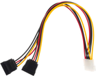 Kabel Cablexpert SATA 0.15 m (CC-SATA-PSY) - obraz 2