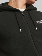 Толстовка на блискавці чоловіча Puma Power Winterized Full-Zip Hoodie Fl 67591401 S Чорна з принтом (4099683851401) - зображення 6