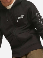Bluza męska rozpinana streetwear z kapturem Puma Power Winterized Full-Zip Hoodie Fl 67591401 XL Czarna (4099683851463) - obraz 3