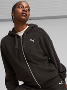 Толстовка на блискавці з капюшоном жіноча Puma Her Winterized Full-Zip Hoodie 67600801 M Чорна (4099683574607)