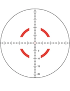 Приціл оптичний TRIJICON VCOG 1-8x28; Red MRAD Crosshair - зображення 3