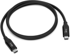Kabel Belkin USB4 Type-C – USB Type-C 100W 0.8 m Black (745883824816) - obraz 1