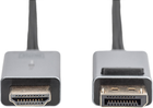 Кабель Digitus DisplayPort – HDMI 4K 30Гц 1.8 м Black (4016032481249) - зображення 3