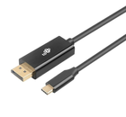 Kabel TB USB Type-C – DisplayPort 2 m Black (5901500507455) - obraz 1