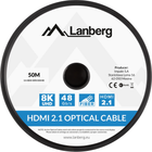 Kabel Lanberg HDMI – HDMI v2.1 8K 50 m Black (5901969437553) - obraz 2