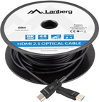 Kabel Lanberg HDMI – HDMI v2.1 8K 50 m Black (5901969437553) - obraz 3