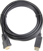 Kabel Gembird DisplayPort – DVI 3 m Black (8716309078955) - obraz 2