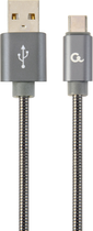 Kabel Gembird USB Type-A 2.0 – USB Type-C 2 m Grey (8716309107976) - obraz 1
