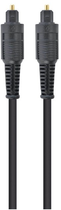 Kabel optyczny Cablexpert Toslink – Toslink 1 m Black (8716309067416) - obraz 1