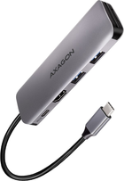 USB-hub Axagon HMC-5 2 x USB-A + HDMI + SD/microSD + USB-C PD 100W (8595247906175) - obraz 1