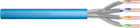 Kabel Digitus Cat 6a S/FTP 100 m Blue (5907772596487) - obraz 1