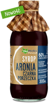 Syrop naturalny Ekamedica Aronia Czarna porzeczka 300 ml (5902709520030) - obraz 1