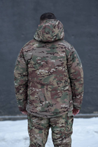 Чоловіча тактична куртка з підкладкою Omni-Heat мультикам з липучками під шеврони M - зображення 6