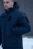 Куртка чоловіча зимова ДСНС Thermo-Loft з липучками під шеврони темно-синій 2XL - зображення 3