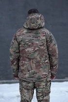 Мужская тактическая куртка с подкладкой Omni-Heat мультикам с липучками под шевроны S - изображение 6