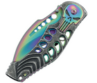 Спасательный Складной Нож для Выживания Joker Spring Assisted Rainbow JKR762 - изображение 3