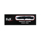 Рятувальний Складаний Ніж для Виживання MFH Fox Outdoor Camorope Чорний з Кресалом 44591 - зображення 7